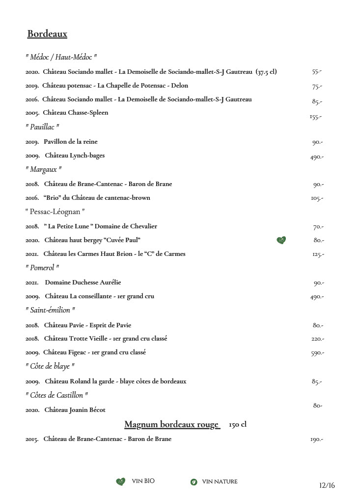 Vins rouges de Bordeaux : Médoc, Pauillac, Margaux et Saint-Émilion